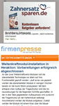Mobile Screenshot of firmenpresse.de